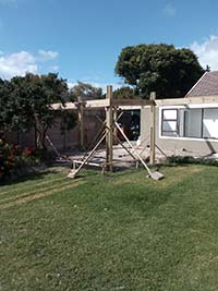 Timber Covered Patio Construction